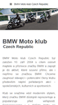 Mobile Screenshot of motoklubbmw.cz