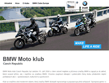 Tablet Screenshot of motoklubbmw.cz